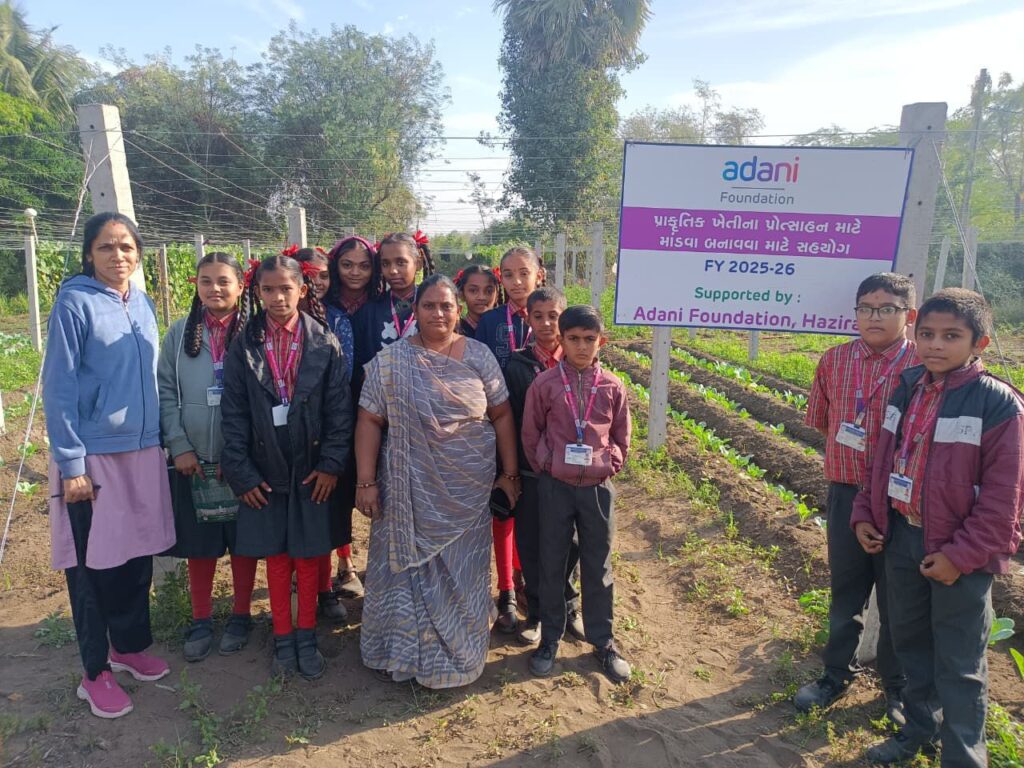 નવચેતન અદાણી વિદ્યાલયના વિદ્યાર્થીઓએ ખેડૂત દિવસની ઉજવણી કરી